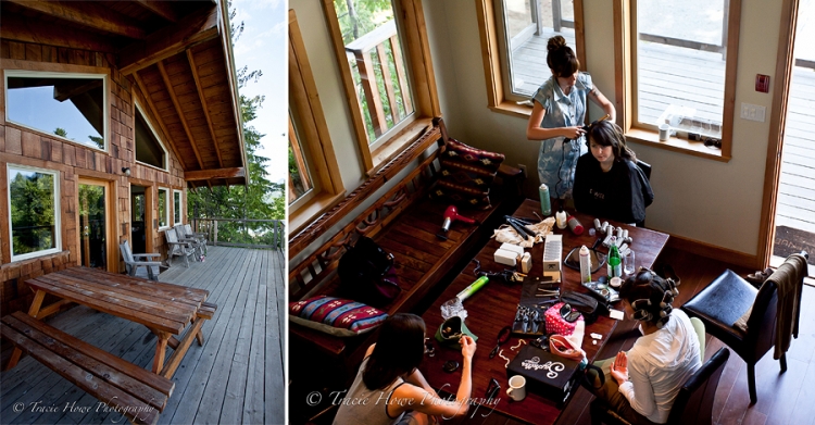 Getting ready shots before Vancouver Island wedding
