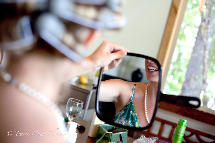 Getting ready shots before Vancouver Island wedding