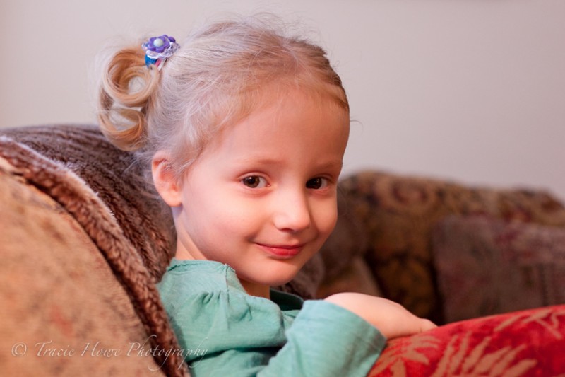 Portrait of adorable little girl