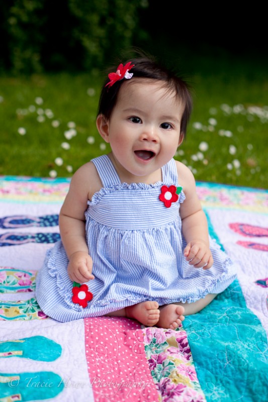 Portrait of adorable baby