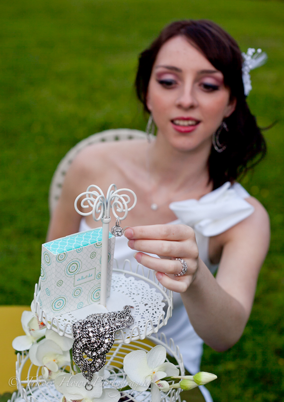 Photo of bride for inspiration shoot in Seattle