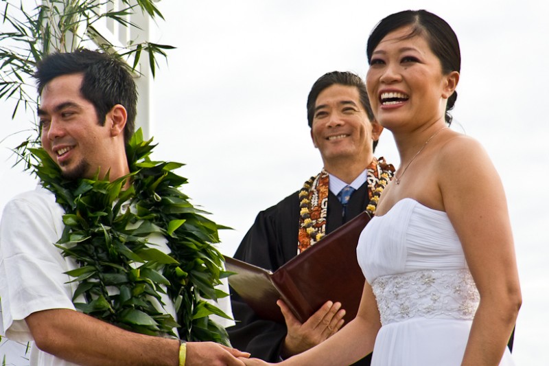 Photo of Hawaii wedding ceremony