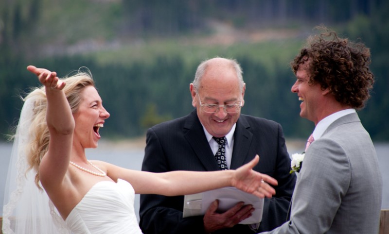 Photo of wedding ceremony