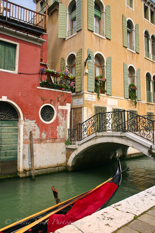Photograph of gondola in Venice