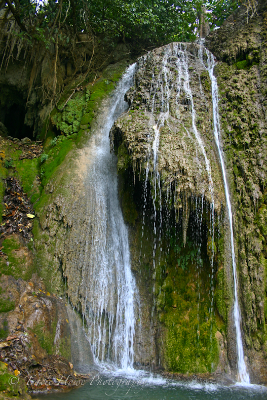 Photograph of waterfall in Laos