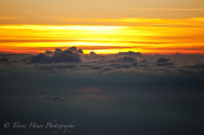 Photograph of sunrise at Haleakala in Maui