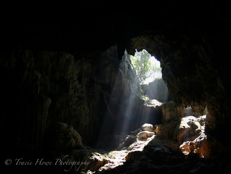 Photograph of cave interior