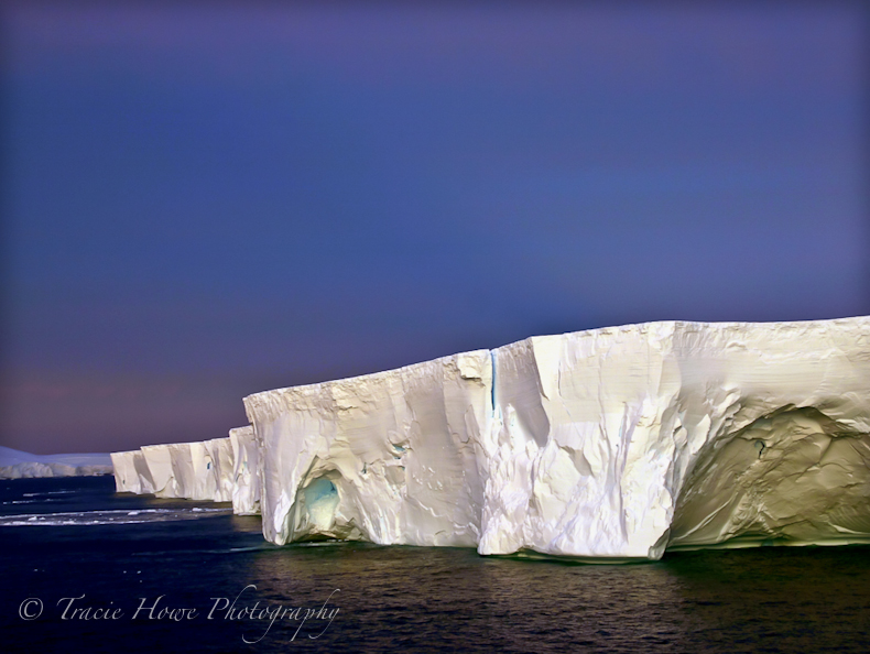 Photograph of big iceberg in Antarctica
