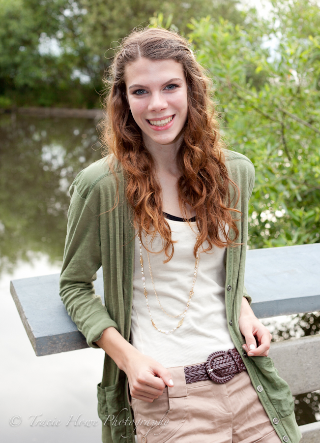 Senior portrait photo at Golden Gardens