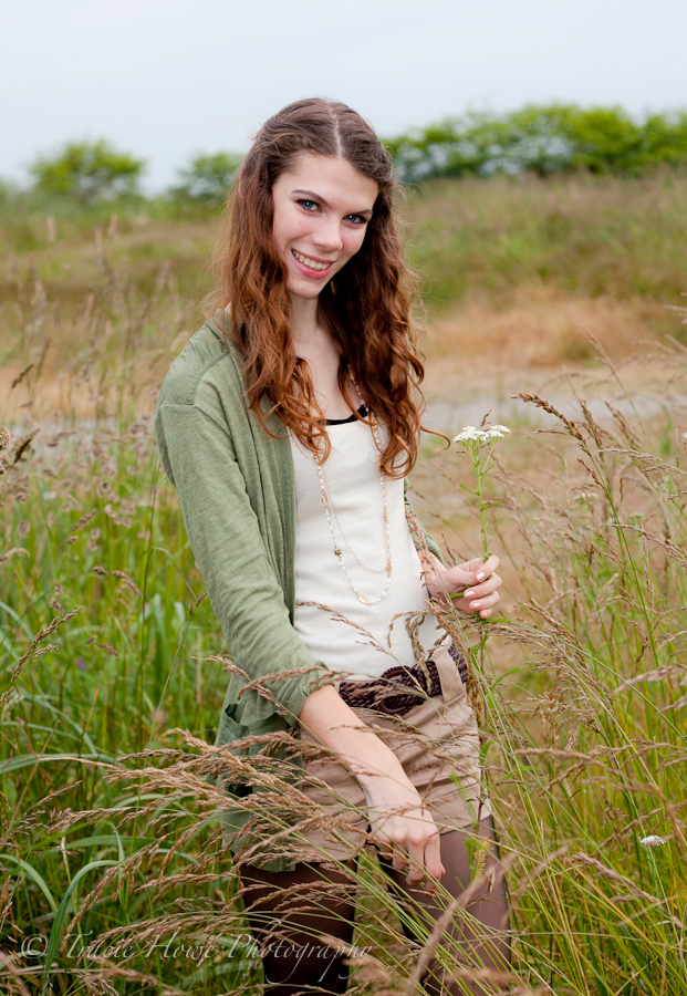 Senior portrait photo at Golden Gardens