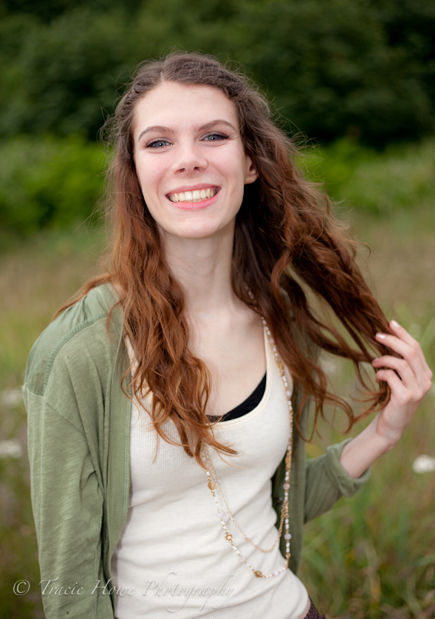 Senior portrait photo at Golden Gardens