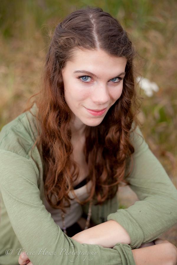 Senior portrait photo at Golden Gardens