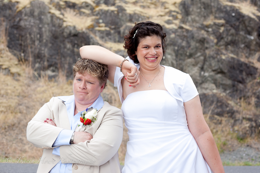 Fun same-sex Orcas Island destination wedding