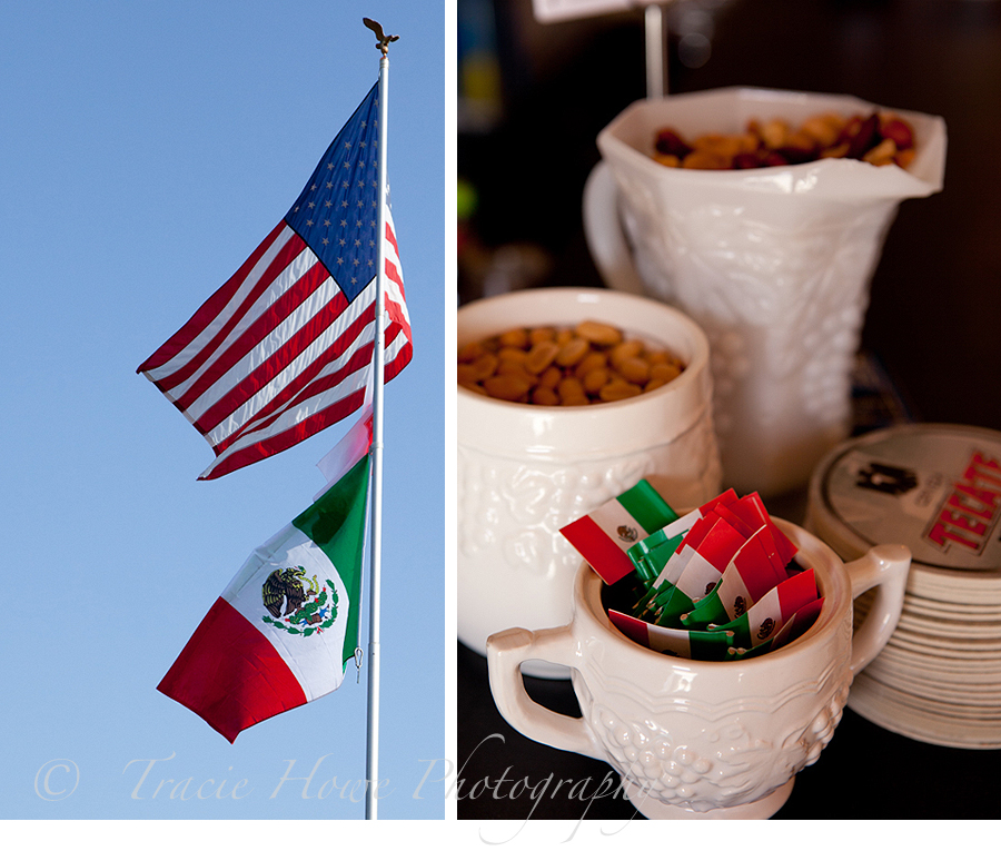 Photos of Mexican themed wedding details