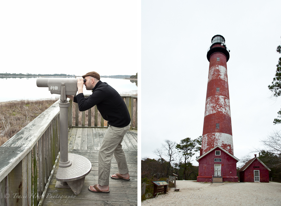 Photo of lighthouse and wildlife trail at Chincoteague