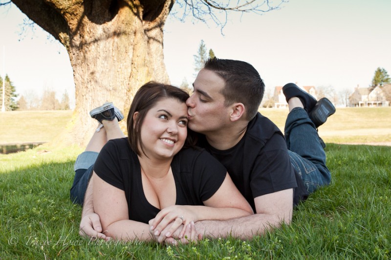 photo of Seattle engagement photography session - Discovery Park