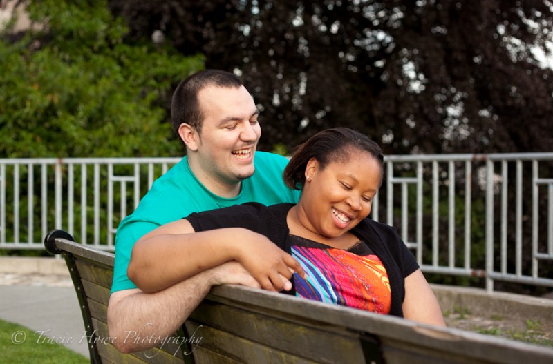 Engagement photos at Seattle's Kerry Park