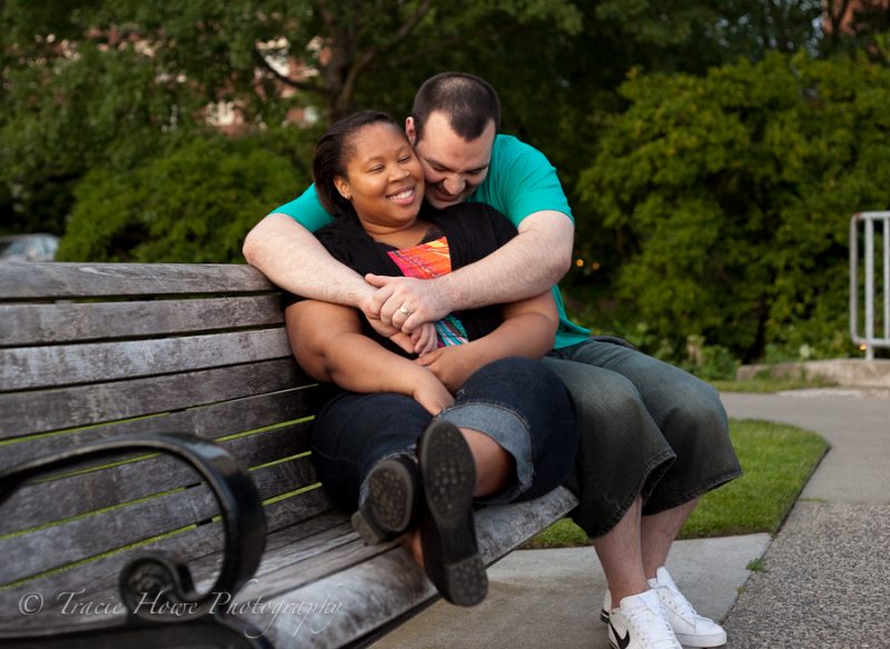 Engagement photos at Seattle's Kerry Park