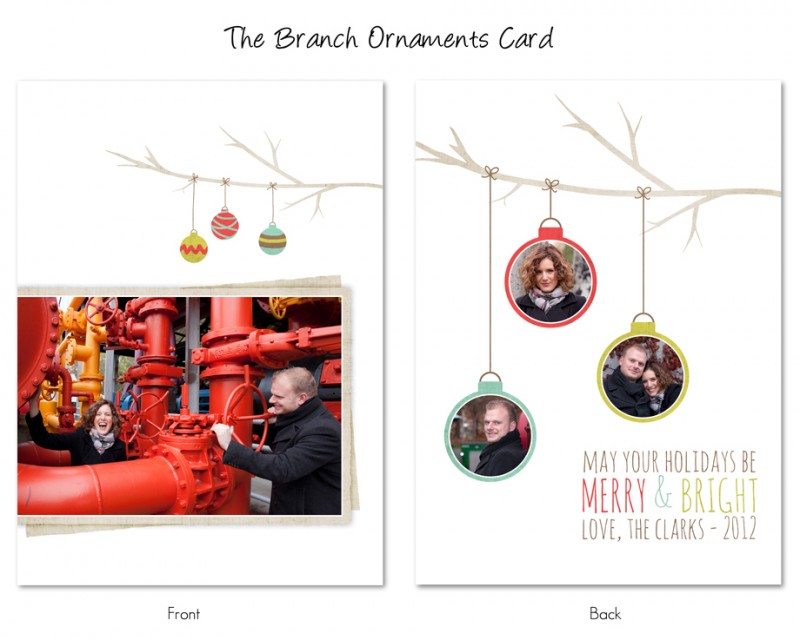 holiday card samples Seattle photographer