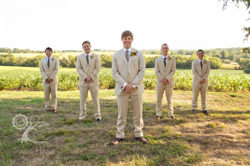 Groom and groomsmen