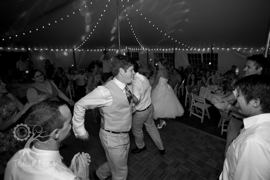 Dancing at wedding reception