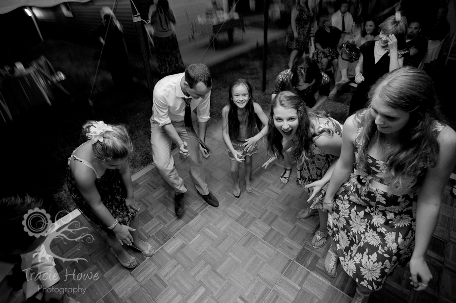 Dancing at wedding reception