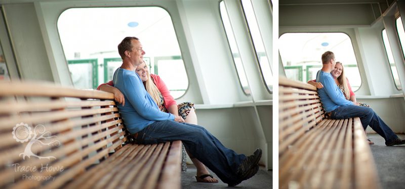 Fauntleroy ferry to Vashon engagement photography in Seattle