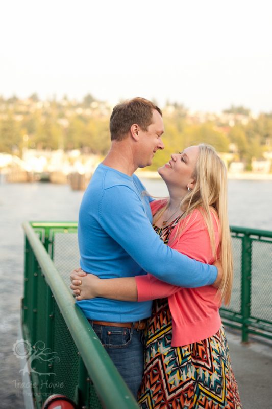 Fauntleroy ferry to Vashon engagement photography in Seattle
