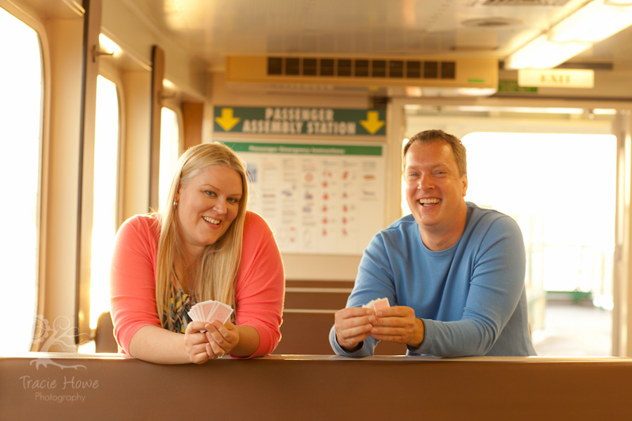 Fauntleroy ferry to Vashon engagement photography in Seattle