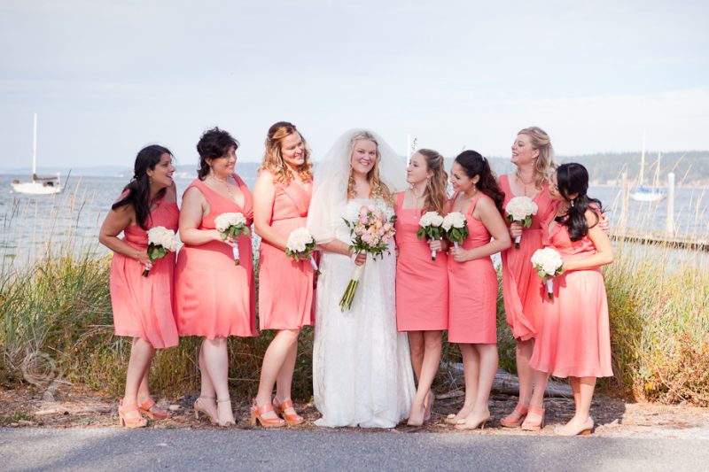 Bridesmaids - Whidbey Island wedding