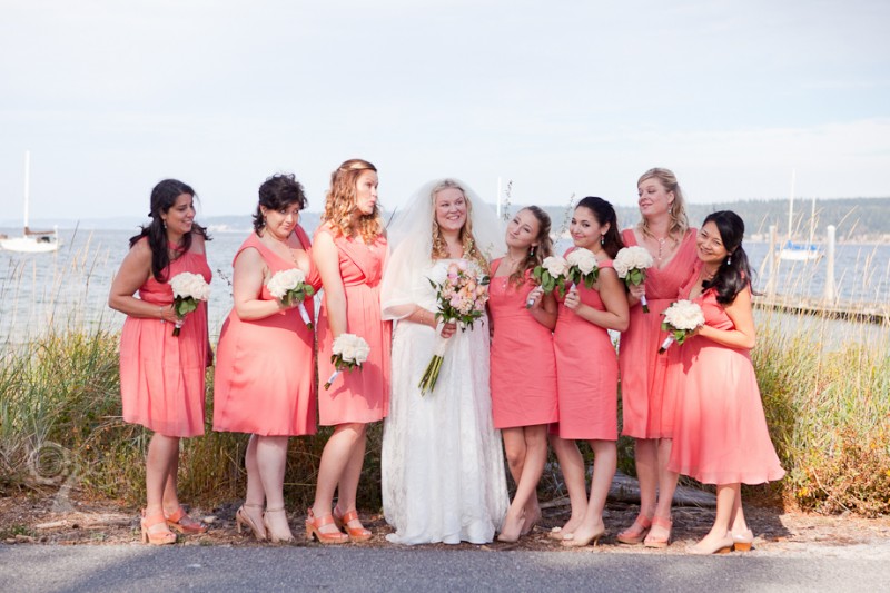 Bridesmaids - Whidbey Island wedding