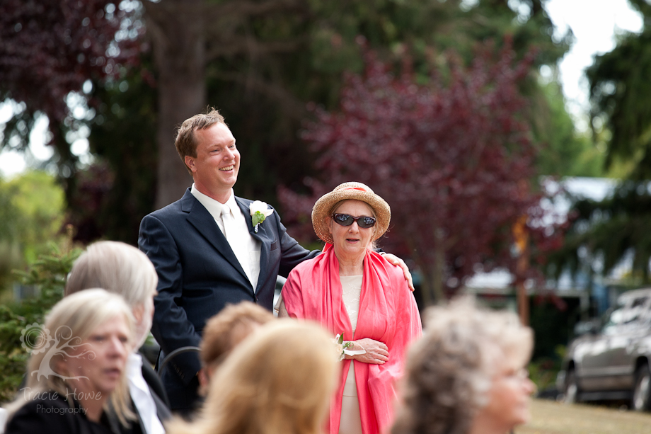 Photo of groom and mother
