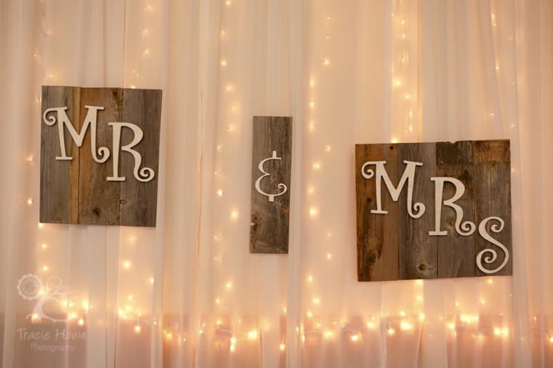 Mr. and Mrs. wedding sign