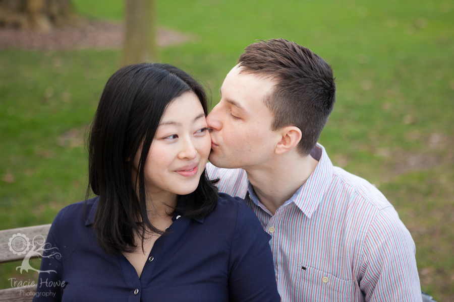 Green lake maternity photo shoot