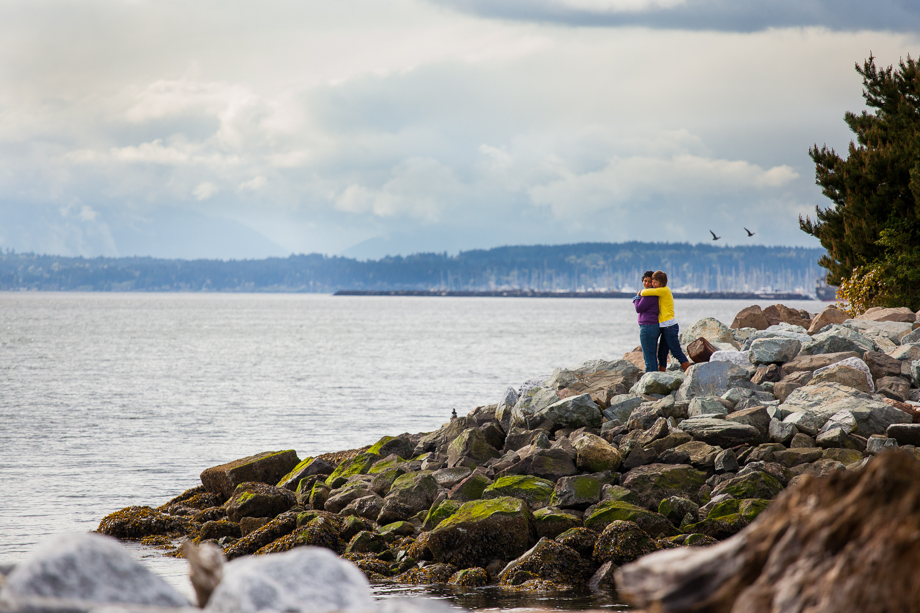 Seattle engagement photography Olympic Sculpture Park