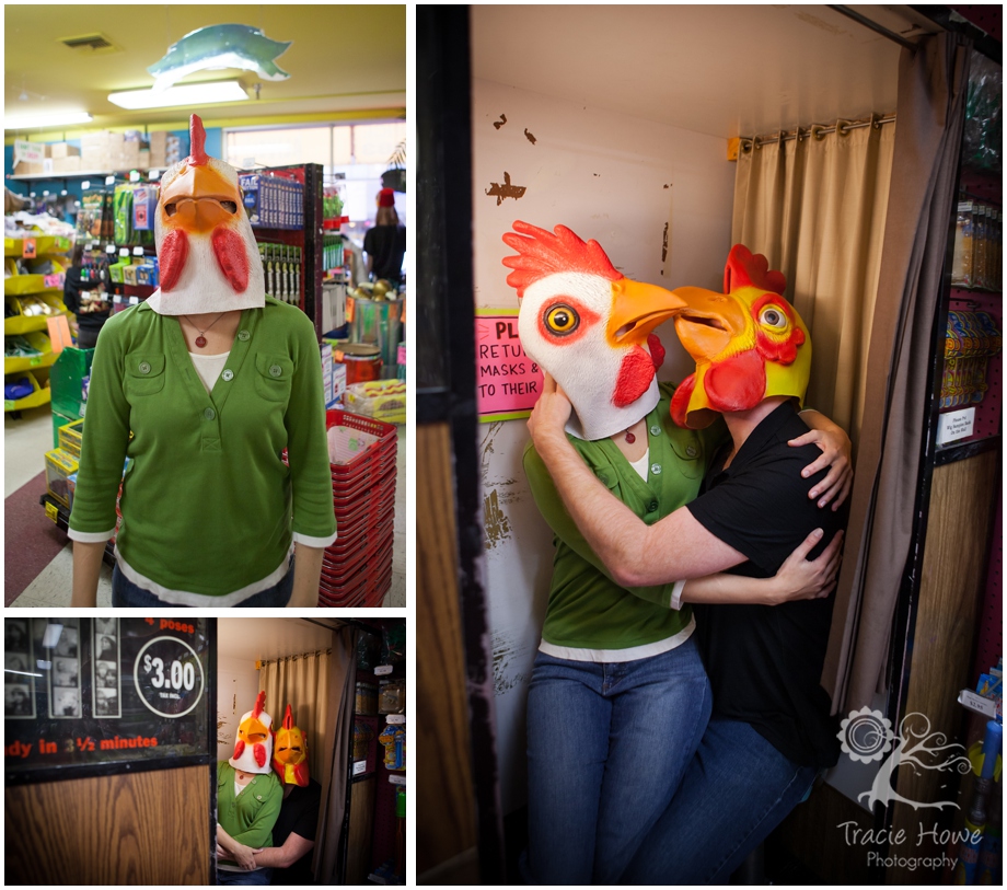 Seattle engagement shoot Archie McPhee