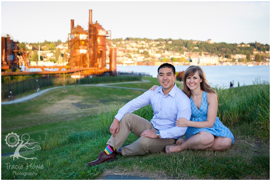 gasworks park engagement shoot