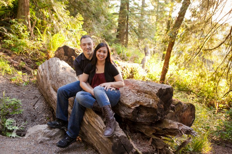 Snoqualmie Falls engagement