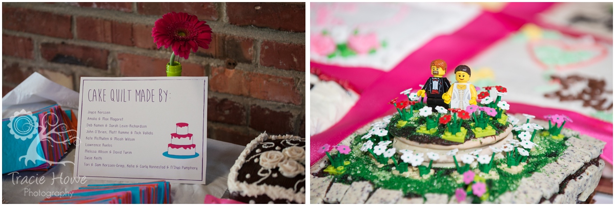DIY wedding Quilt cake