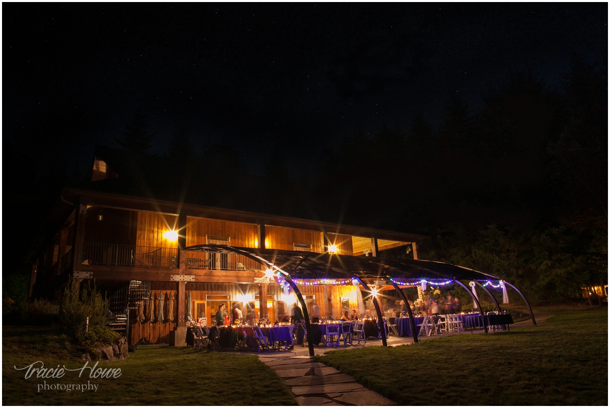 wedding reception at Dragonfly Retreat