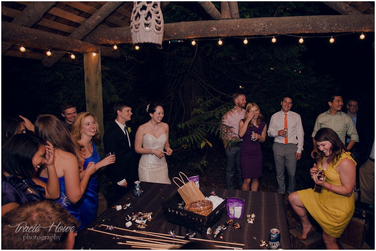 wedding reception at Dragonfly Retreat