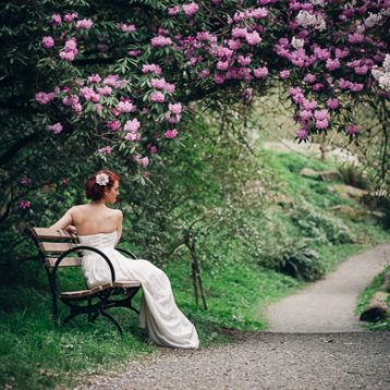 destination elopement garden inspiration