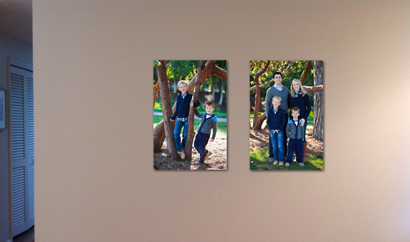 Seattle family photography wall collection