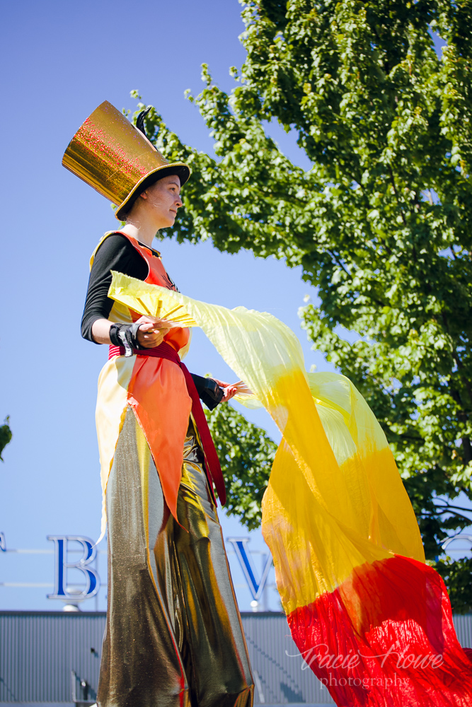 Seattle Solstice parade wedding