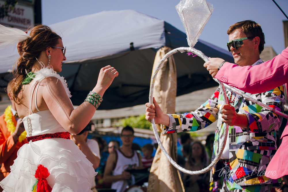 Fremont Solstice parade wedding