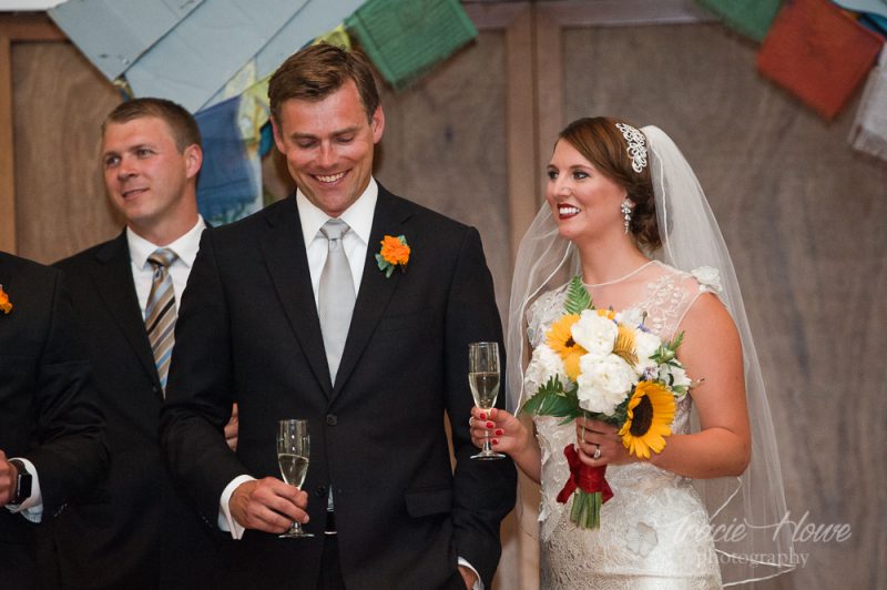 wedding ceremony at Fremont Abbey