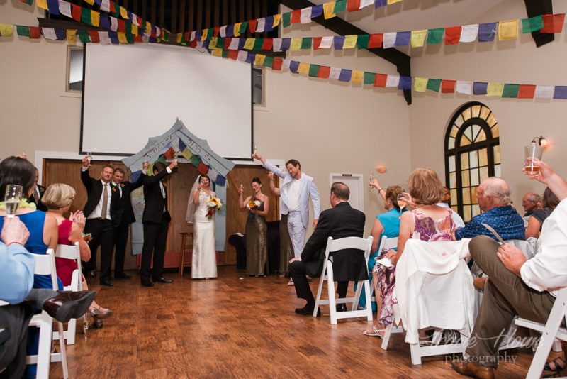Fremont Abbey wedding ceremony