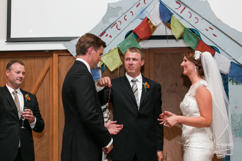 Fremont Abbey wedding ceremony