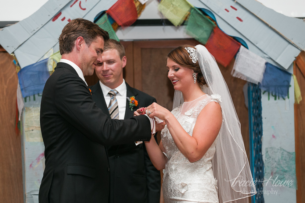 Fremont Abbey wedding ceremony