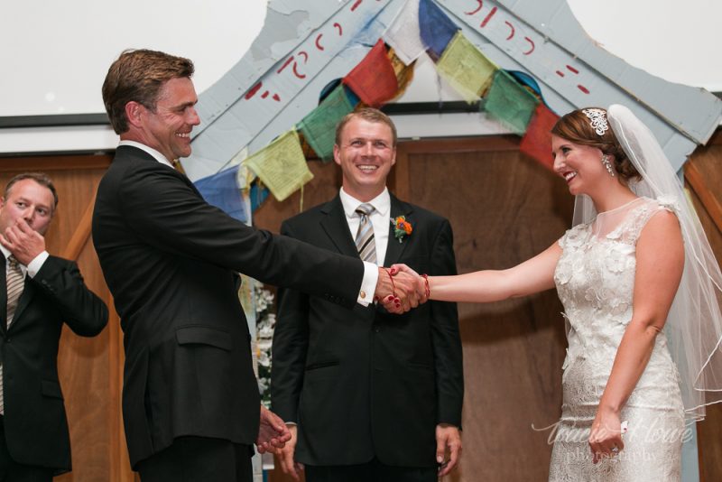 Fremont Abbey wedding ceremony